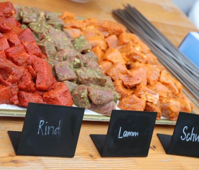 Spiessligrill | verschiedene Fleischsorten