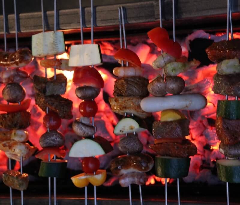 Spiessligrill | Fleisch am Spiess über dem Grill